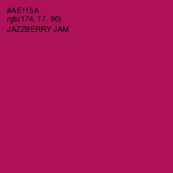 #AE115A - Jazzberry Jam Color Image