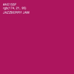 #AE155F - Jazzberry Jam Color Image