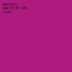 #AE1A7D - Flirt Color Image