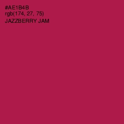 #AE1B4B - Jazzberry Jam Color Image