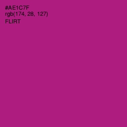 #AE1C7F - Flirt Color Image