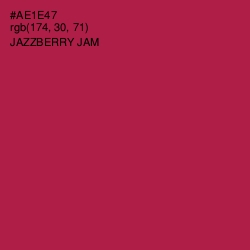 #AE1E47 - Jazzberry Jam Color Image