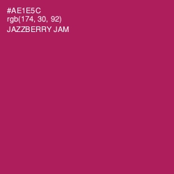 #AE1E5C - Jazzberry Jam Color Image