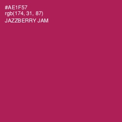 #AE1F57 - Jazzberry Jam Color Image