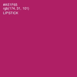 #AE1F65 - Lipstick Color Image