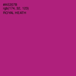 #AE207B - Royal Heath Color Image