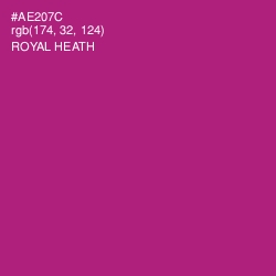 #AE207C - Royal Heath Color Image