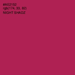 #AE2152 - Night Shadz Color Image