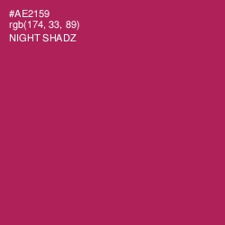 #AE2159 - Night Shadz Color Image