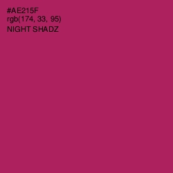 #AE215F - Night Shadz Color Image