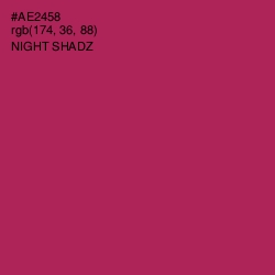 #AE2458 - Night Shadz Color Image