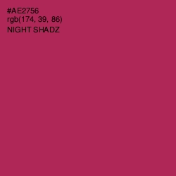 #AE2756 - Night Shadz Color Image