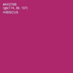 #AE276B - Hibiscus Color Image