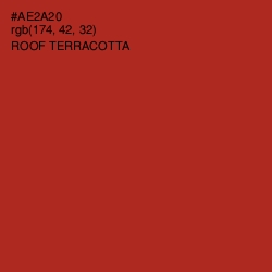 #AE2A20 - Roof Terracotta Color Image