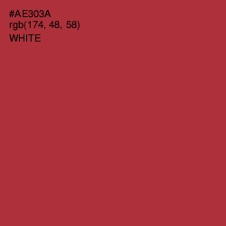 #AE303A - Well Read Color Image