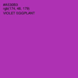 #AE30B3 - Violet Eggplant Color Image