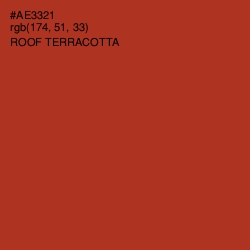 #AE3321 - Roof Terracotta Color Image