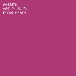 #AE3876 - Royal Heath Color Image