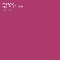 #AE396D - Rouge Color Image