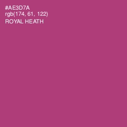 #AE3D7A - Royal Heath Color Image