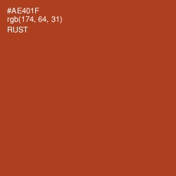 #AE401F - Rust Color Image