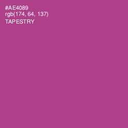 #AE4089 - Tapestry Color Image