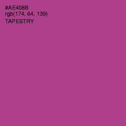 #AE408B - Tapestry Color Image