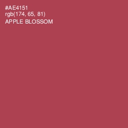 #AE4151 - Apple Blossom Color Image