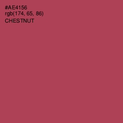 #AE4156 - Chestnut Color Image