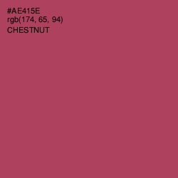 #AE415E - Chestnut Color Image