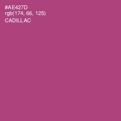 #AE427D - Cadillac Color Image