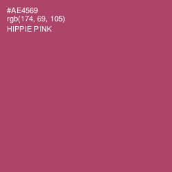 #AE4569 - Hippie Pink Color Image