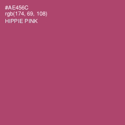 #AE456C - Hippie Pink Color Image