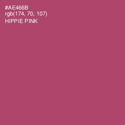 #AE466B - Hippie Pink Color Image