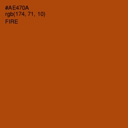 #AE470A - Fire Color Image