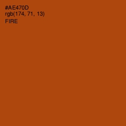 #AE470D - Fire Color Image