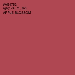 #AE4752 - Apple Blossom Color Image