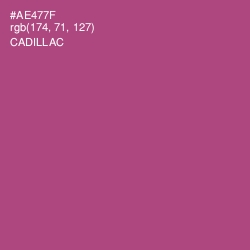 #AE477F - Cadillac Color Image