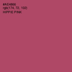 #AE4866 - Hippie Pink Color Image