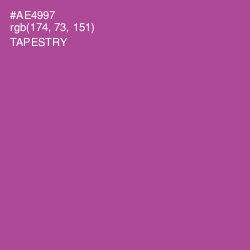 #AE4997 - Tapestry Color Image