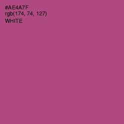 #AE4A7F - Cadillac Color Image