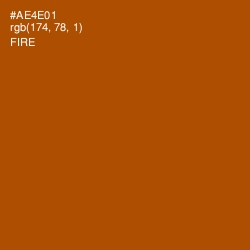 #AE4E01 - Fire Color Image