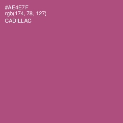 #AE4E7F - Cadillac Color Image
