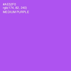 #AE52F0 - Medium Purple Color Image