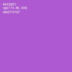 #AE58D1 - Amethyst Color Image