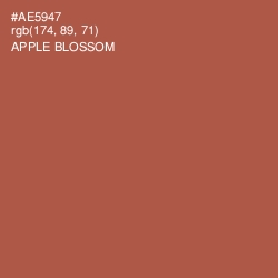 #AE5947 - Apple Blossom Color Image