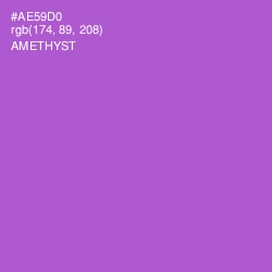 #AE59D0 - Amethyst Color Image