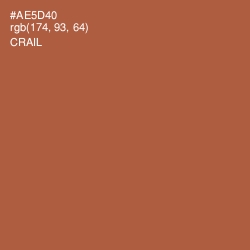 #AE5D40 - Crail Color Image