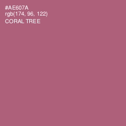 #AE607A - Coral Tree Color Image