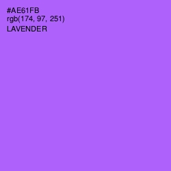 #AE61FB - Lavender Color Image